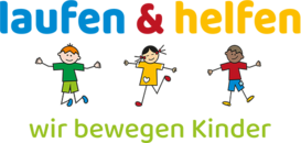 laufen & helfen Logo deutsch